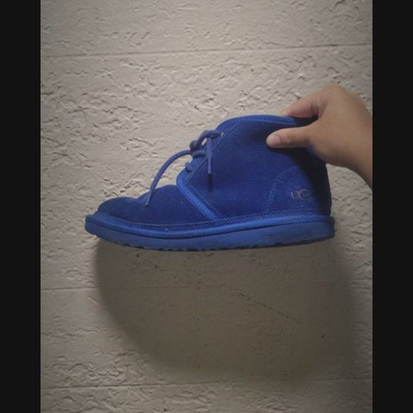 UGG Neumal Chukka Blue Size 6Y - Picture 2 of 3